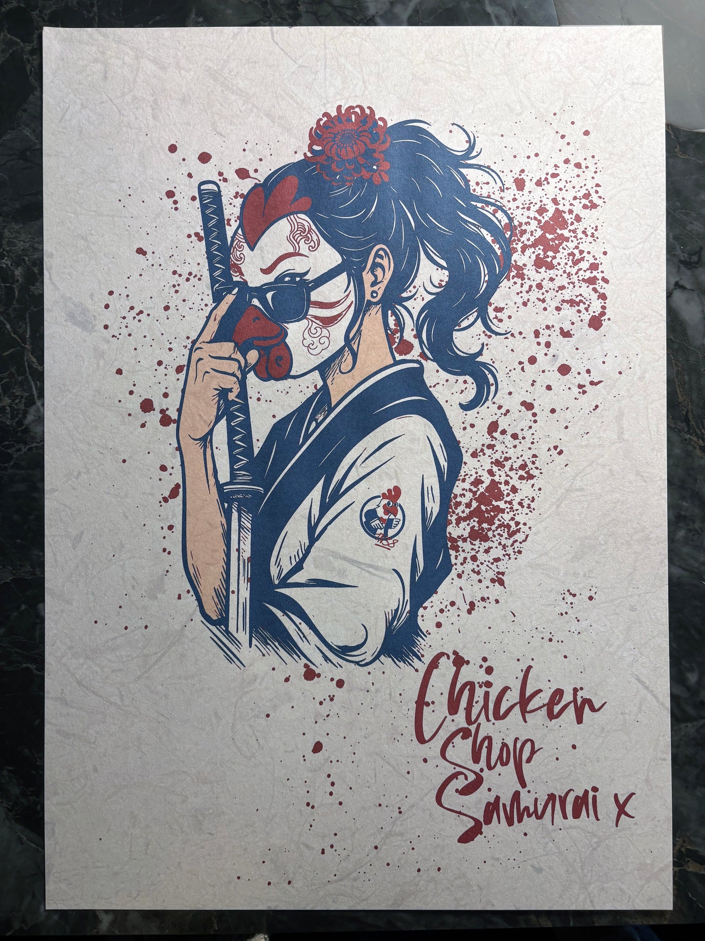 Chicken shop Samurai - Print - Word to Bossman