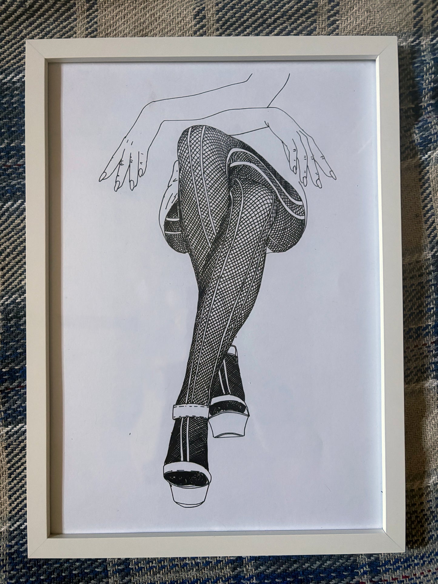 Fishnets drawing - Word to Bossman