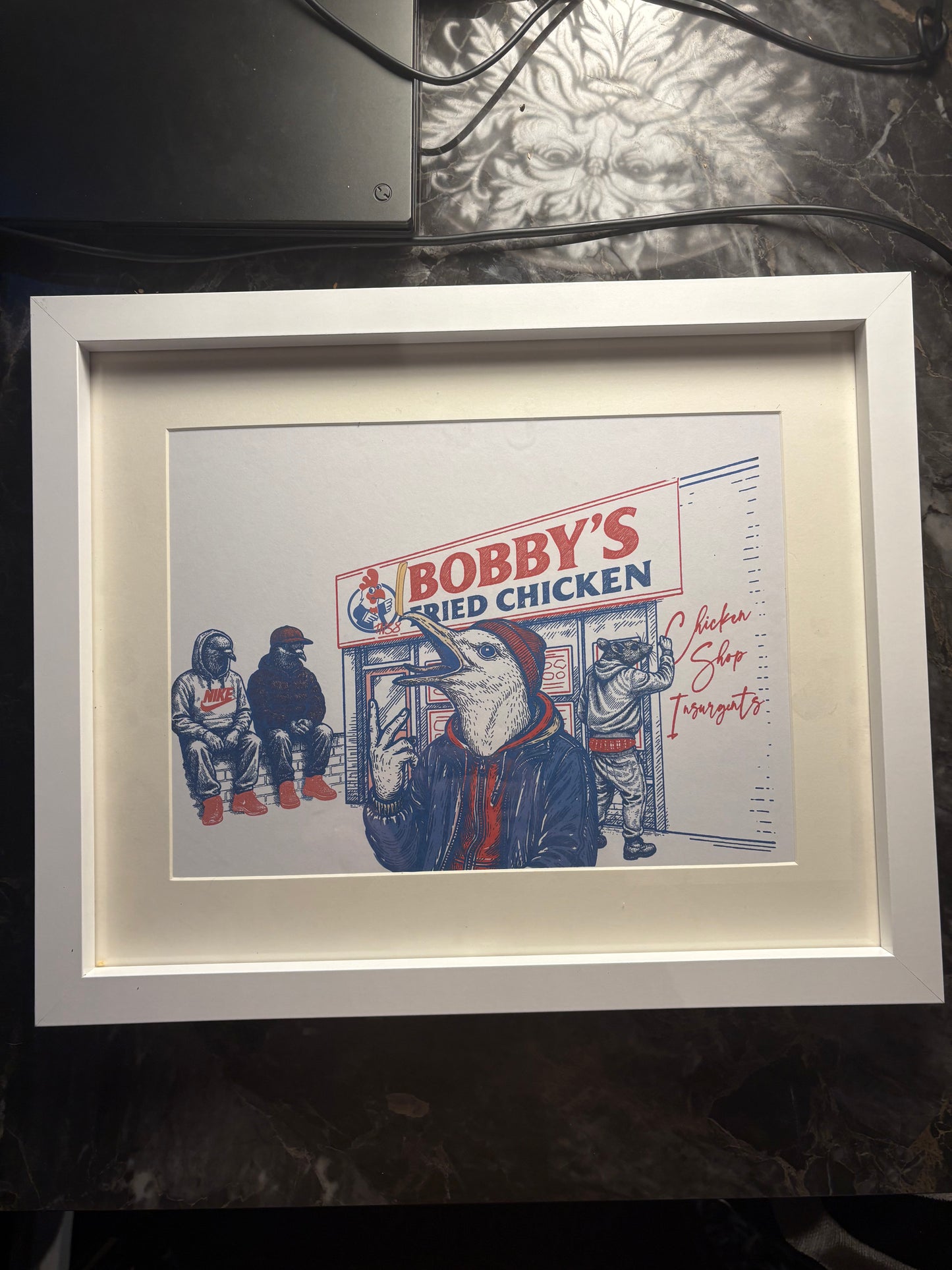 Chicken Shop Insurgents - Print - Word to Bossman