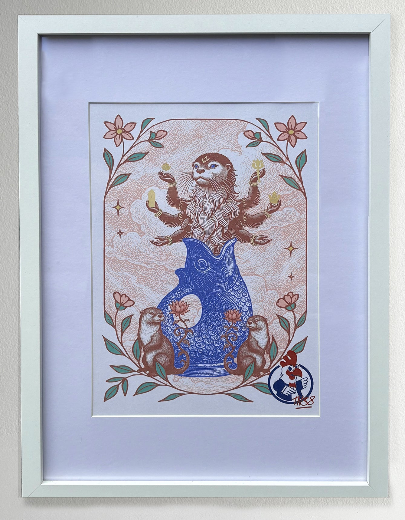 Matsya the Otter – Print - by Word to Bossman.