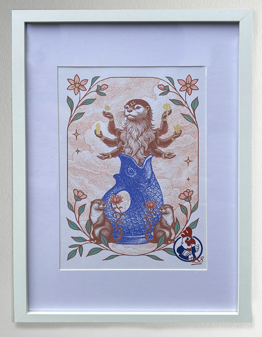Matsya the Otter – Print - by Word to Bossman.