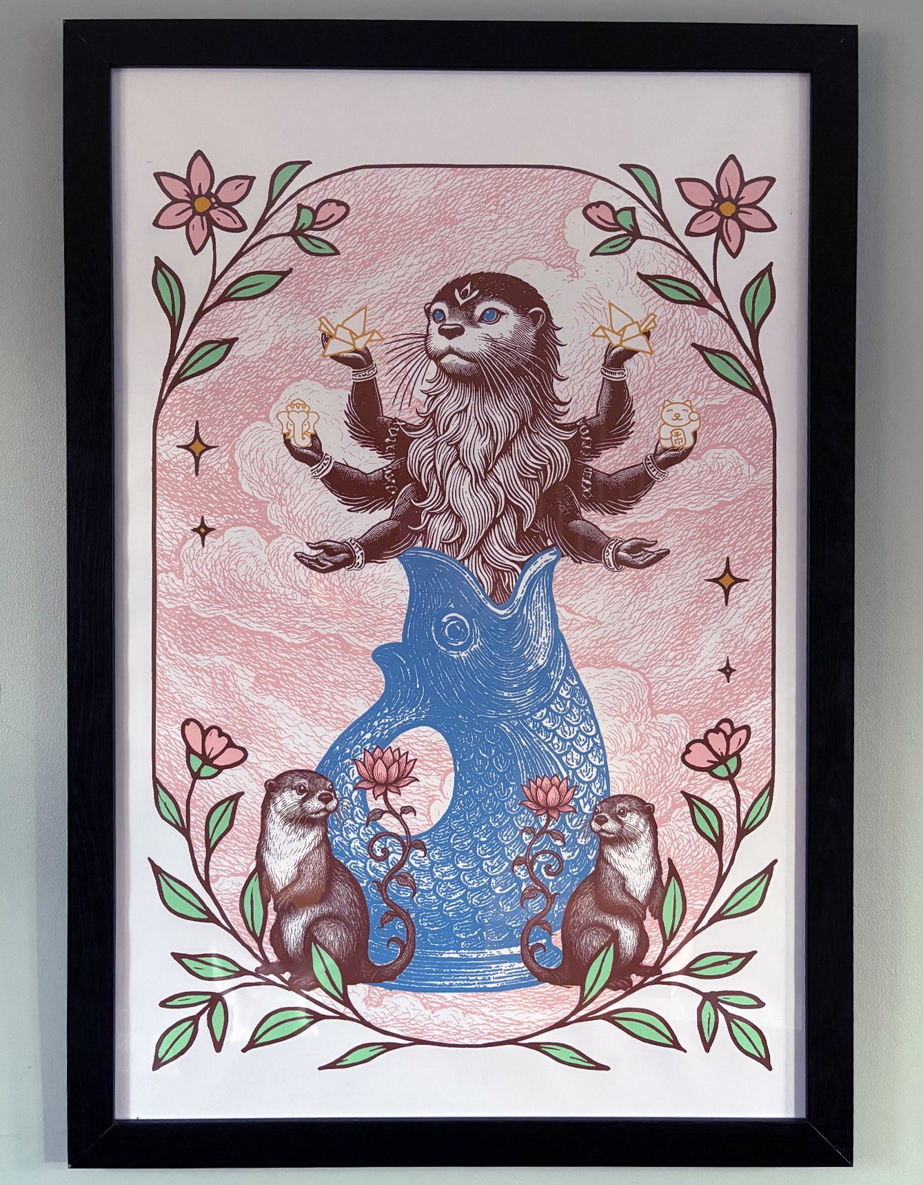 Matsya the Otter – Print - by Word to Bossman.