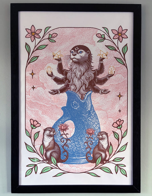 Matsya the Otter – Print - by Word to Bossman.
